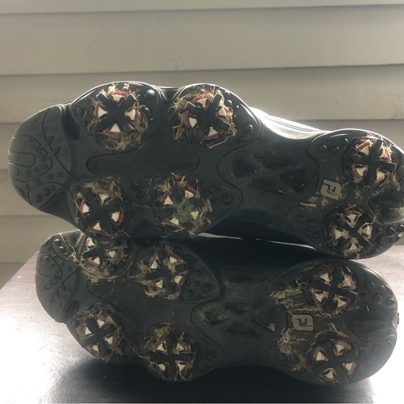 Footjoy Hydrolite 50018 20A Men’s Black Leather Spiked Golf Boots Size 7.5M - Picture 10 of 11